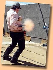 Bob Arganbright competing at the Wild West Championship