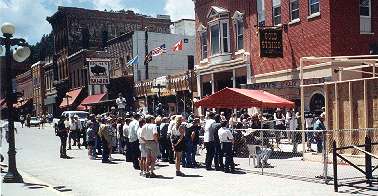 The Shooting Site on the main street of Deadwood