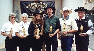 Wild Bill Hickok Elimination Championship trophy winners