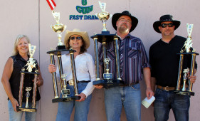 Oregon 6 Gun Champions: Peggy Franks, Diana Rosen, Shawn Murphy, Monty Dorman